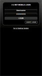 Mobile Screenshot of 4ubet.com